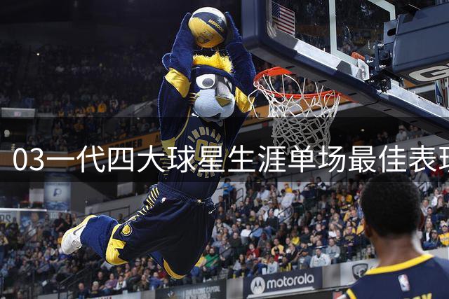03一代四大球星生涯单场最佳表现盘点